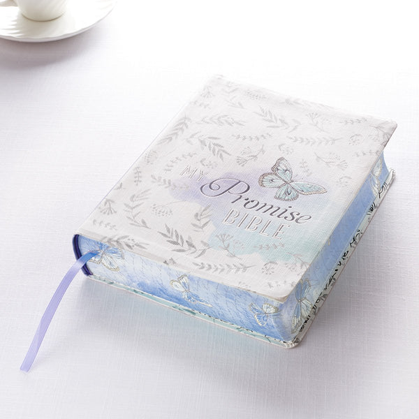 KJV Holy Bible, My Promise Bible, Faux Leather Flexcover w/Bible Tabs Shell Star Creations