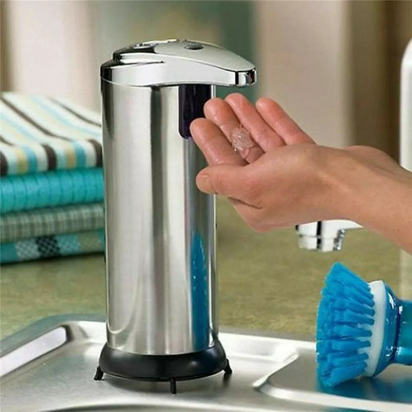 Stainless Steel Touchless Handsfree Automatic IR Sensor Soap Liquid Dispenser BEST DAILY DEALS