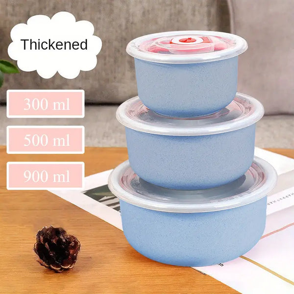 3 PCS Airtight Food Storage Containers, Food Fresh Keeping Bowls, Multiple Sizes, Lunch Box, Outdoor Essential BEST DAILY DEALS