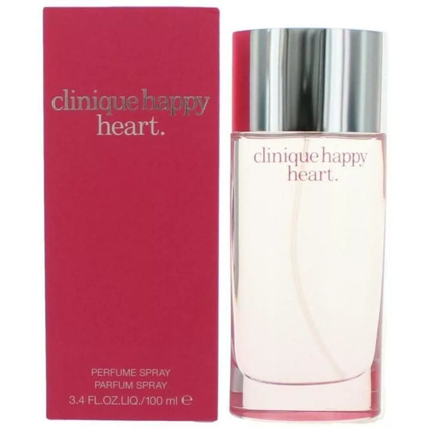 HAPPY HEART Clinique women 3.4 oz 3.3 edp Perfume spray NEW IN BOX Shell Star Creations