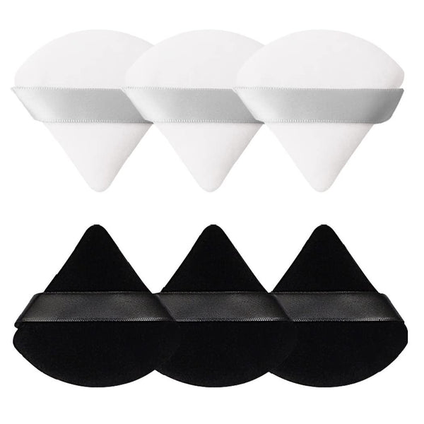 Powder Puffs Triangle Makeup Puffs for Loose Setting Powder Face Body Shell Star Creations