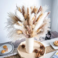 Pampas Grass Decor 93PCS Bouquet | Natural boho dried floral Arrangement Centerpiece Table Decor Wedding Decor Rustic Decor BEST DAILY DEALS