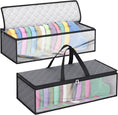 2 Pack Hat Storage Bag for Baseball, Caps Hat Organizer Case Hat Holder Rack with 2 Carry Handles Shell Star Creations