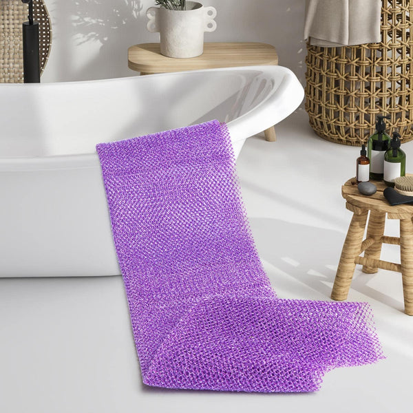 3 Pcs African Net Sponge African Bath Sponge Long Net Body Scrubber Shell Star Creations