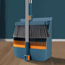 1 Set, Household Broom And Dustpan Set, Durable Sweeping Broom And Dustpan With Long Handle, Creative Dustpan With Comb Tooth BEST DAILY DEALS