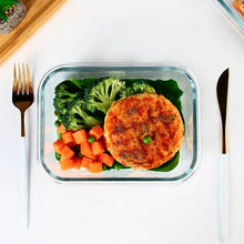 10pc Elegant Glass Meal Prep Containers Set – Airtight Lids, Microwave-to-Table, Stackable Design – BPA-Free, Leak-Proof Food Storage Containers
